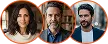 Avatars van tevreden Node Sovelit 840 gebruikers